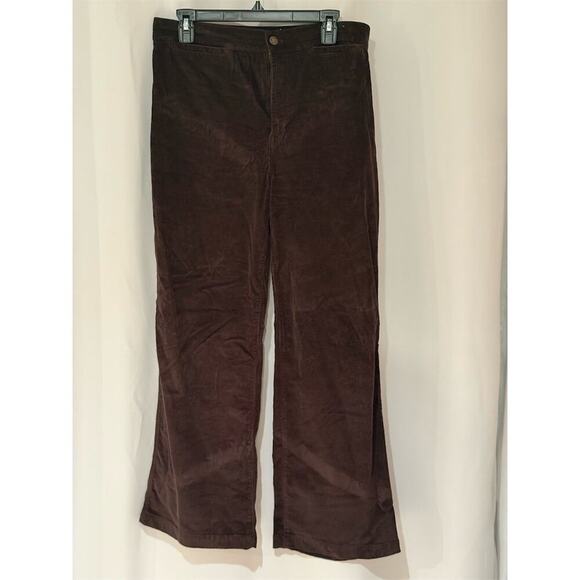 Madewell Pants - Madewell Pants Womens Size 31 Brown High Rise Straight Leg Patch Pockets